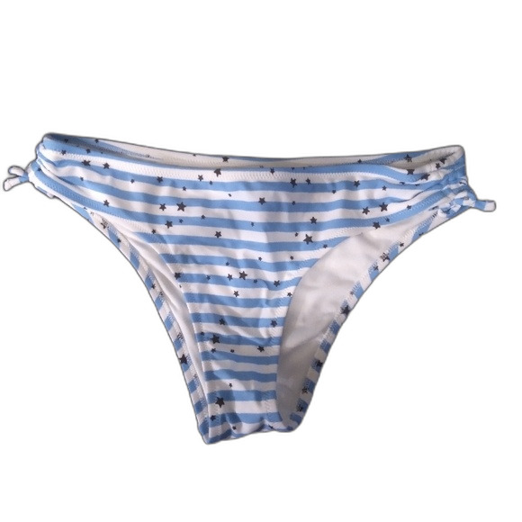 Aerie Large Stars/Stripe Print Cheeky Bikini Bottom - Picture 1 of 8